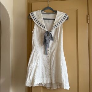 For Love & Lemons Rosie Ribbon Mini Dress